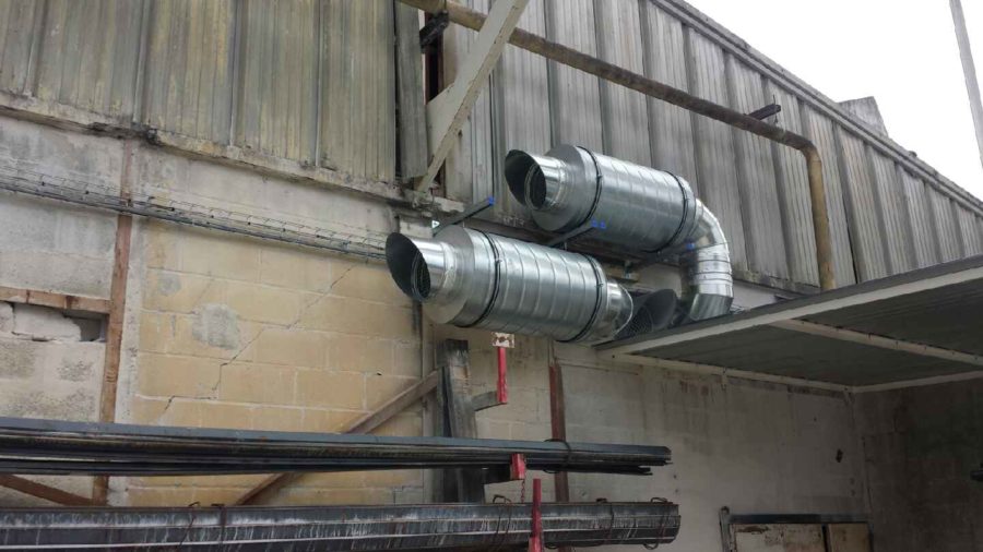 Caisson Ventilation Insonorisé En Acier SYSTEMAIR Silencieux Moteur EC Kvke160 Ec 85404530