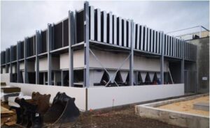 Ecrans acoustiques bâtiment cyber CALID