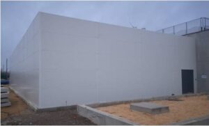 Ecrans acoustiques bâtiment cyber CALID