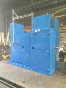 Un caisson acoustique et de confinement mobile